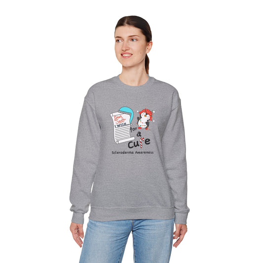 Unisex Crewneck Sweatshirt Scleroderma Awareness Holiday Sweater
