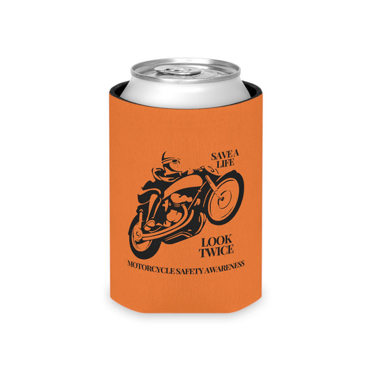 Motorcycle Safety Awareness Coozie Can Cooler