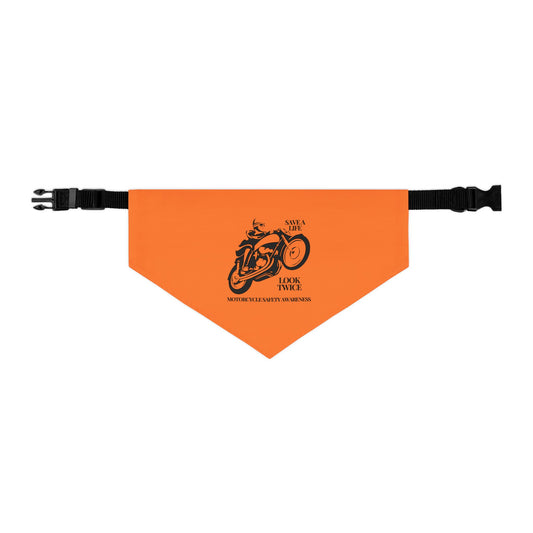 Motorcycle Safety Awareness Pet Bandana Collar