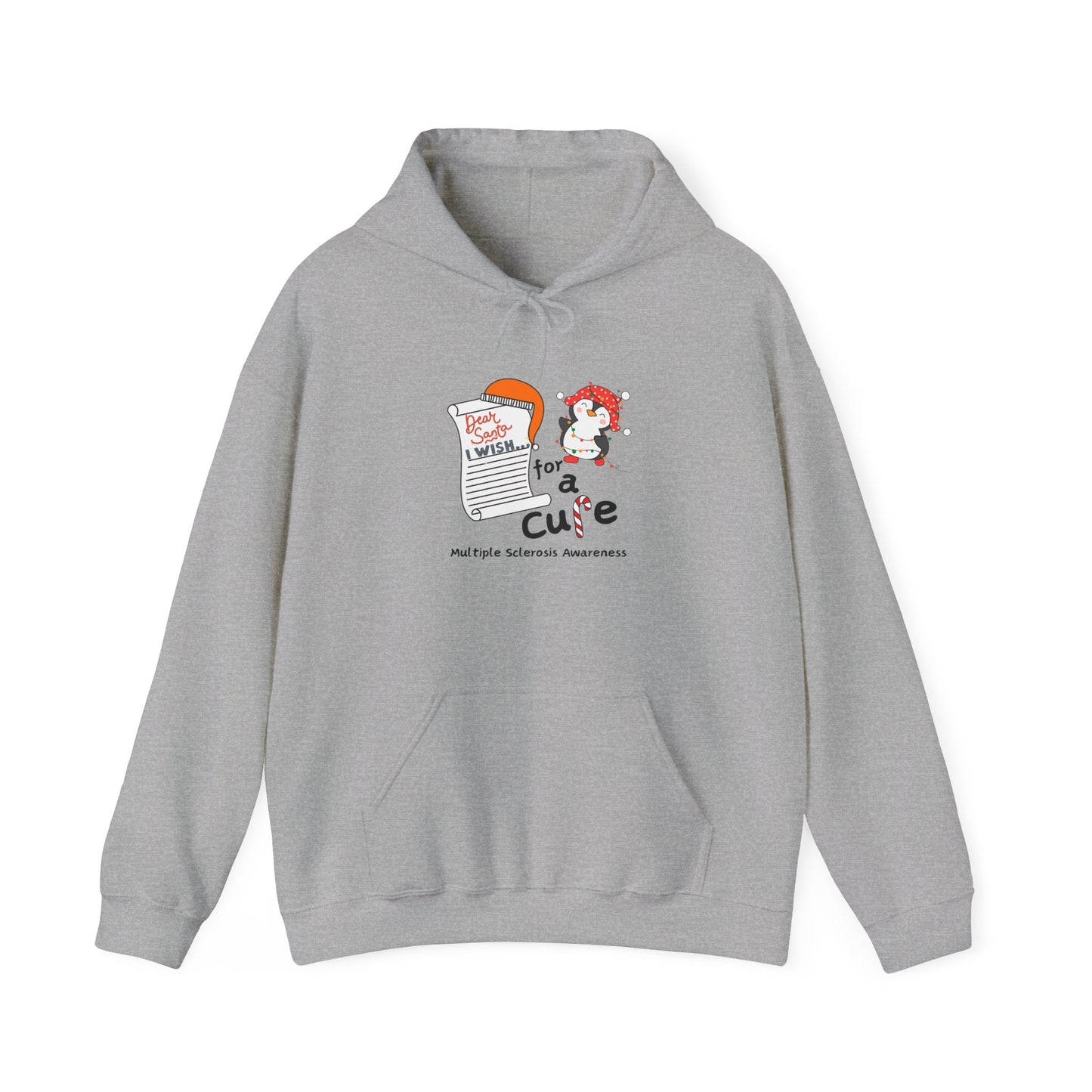 Unisex Hoodie Sweatshirt, Multiple Sclerosis Awareness, MS Awareness, Holiday Gift Ideas