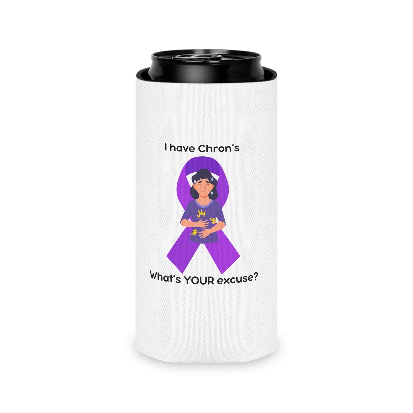 Chron's Disease Awareness Coozie Can Cooler