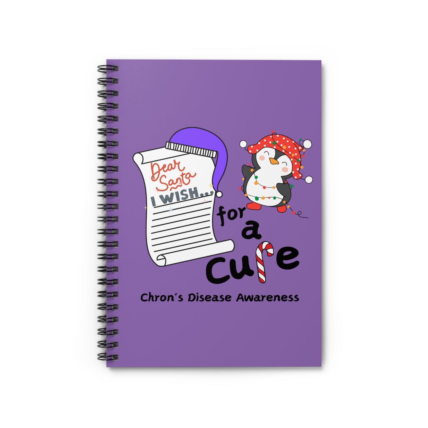 Spiral Notebook - Ruled Line, Chron's Disease Awareness, Holiday Gift Ideas