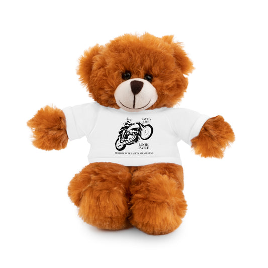 Motorcycle Safety Awareness Stuffed Animals with Tee