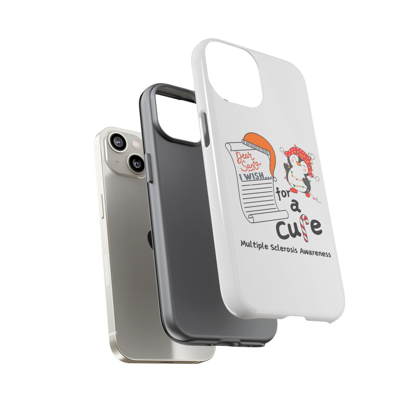 Tough Cases, iPhone case, Multiple Sclerosis Awareness Phone Accessories, Holiday Gift Ideas