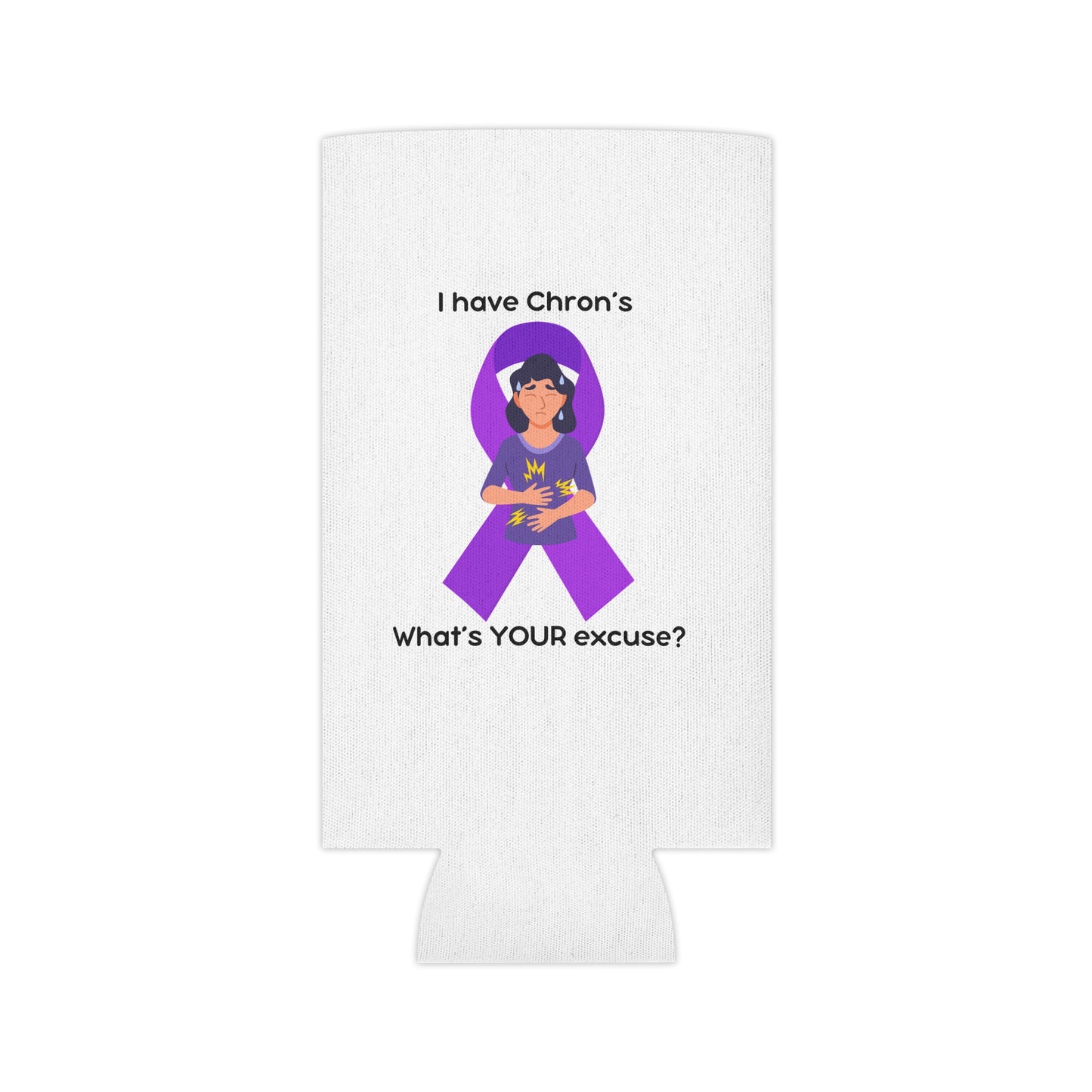 Chron's Disease Awareness Coozie Can Cooler