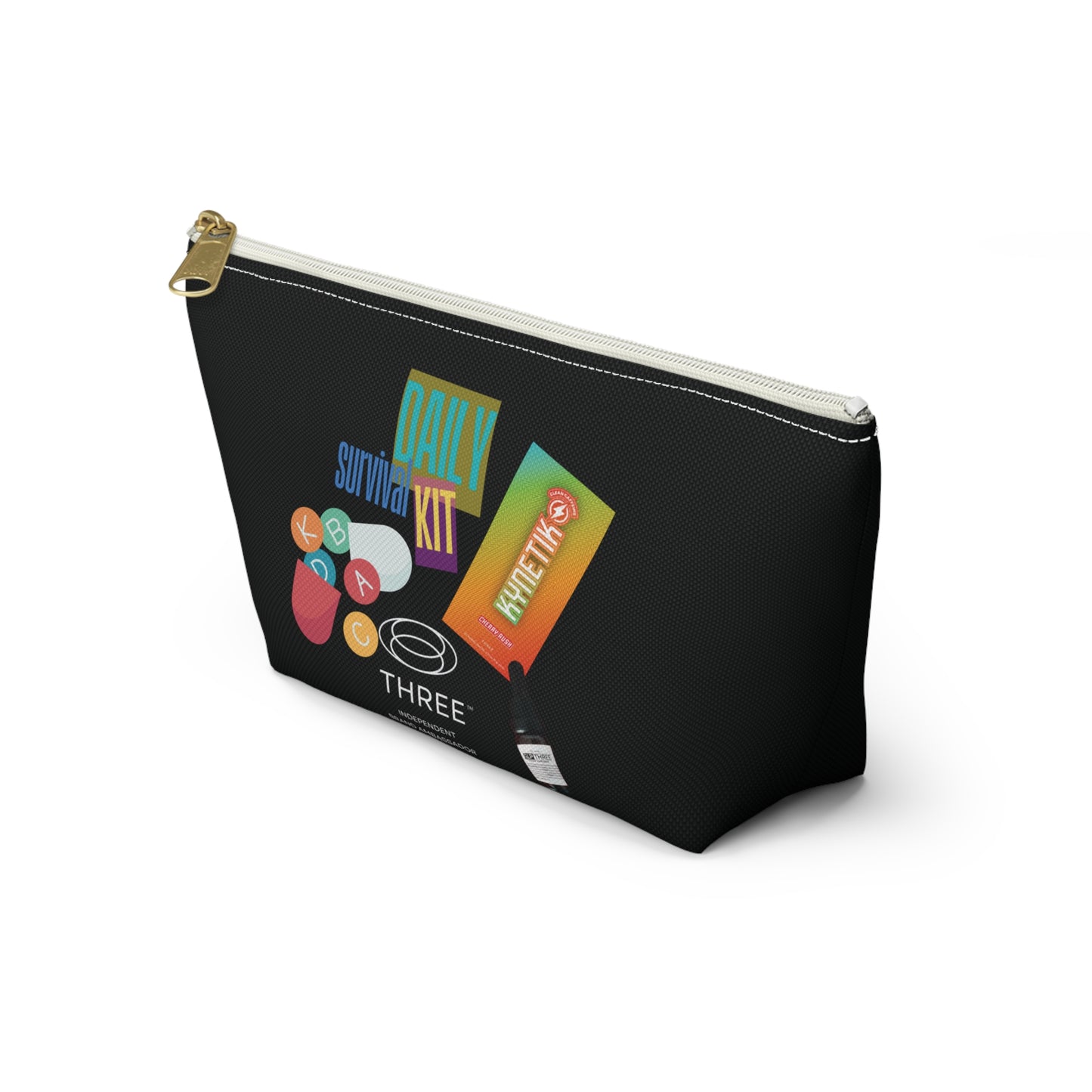 Daily Survival Kit Accessory Pouch — Travel Toiletry & Essentials Organizer