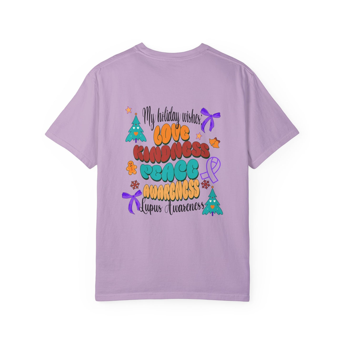 Lupus Awareness Holiday Wishes Unisex T-shirt