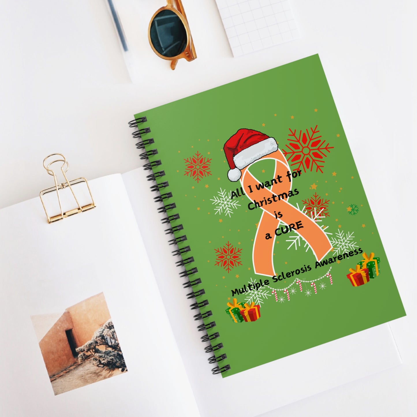 Multiple Sclerosis Awareness Spiral Notebook - Ruled Line