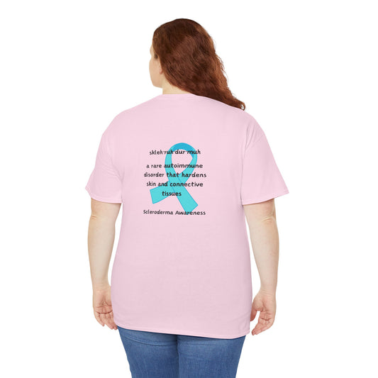 Unisex Scleroderma Awareness Defining Scleroderma Cotton Tee