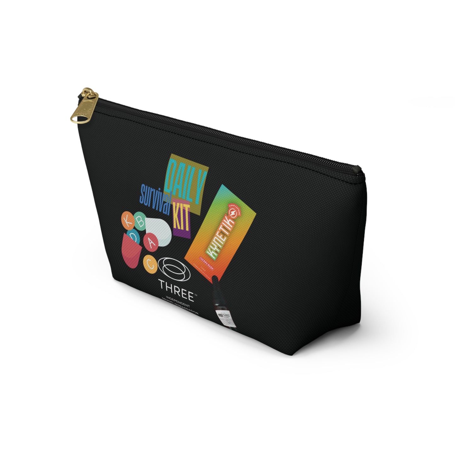 Daily Survival Kit Accessory Pouch — Travel Toiletry & Essentials Organizer