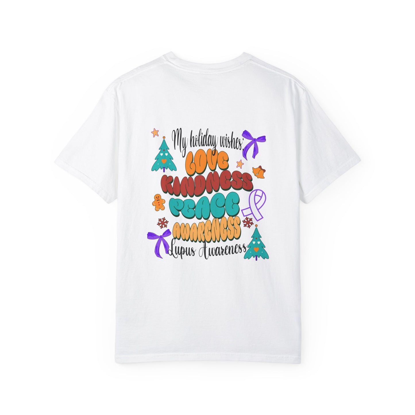 Lupus Awareness Holiday Wishes Unisex T-shirt