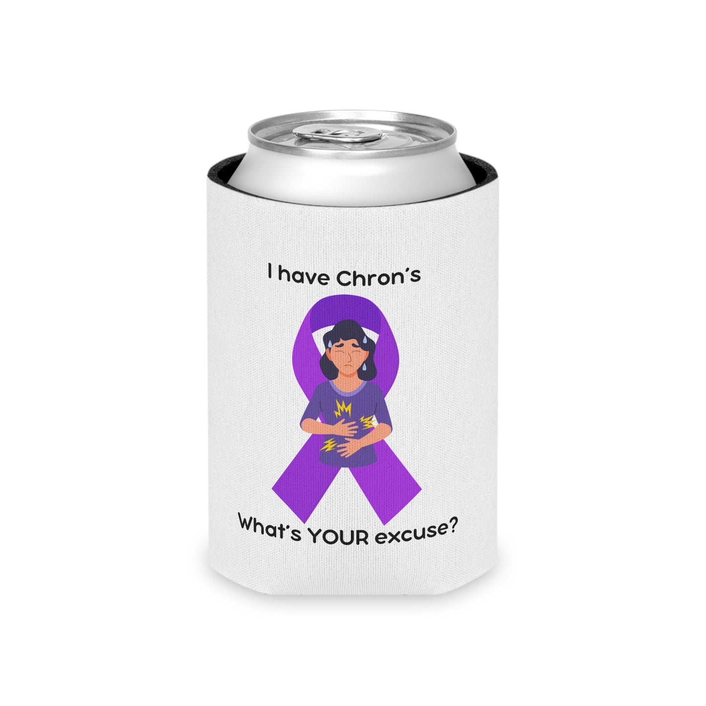 Chron's Disease Awareness Coozie Can Cooler