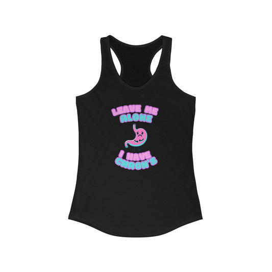 Women's Chron's Disease Awareness Racerback Tank