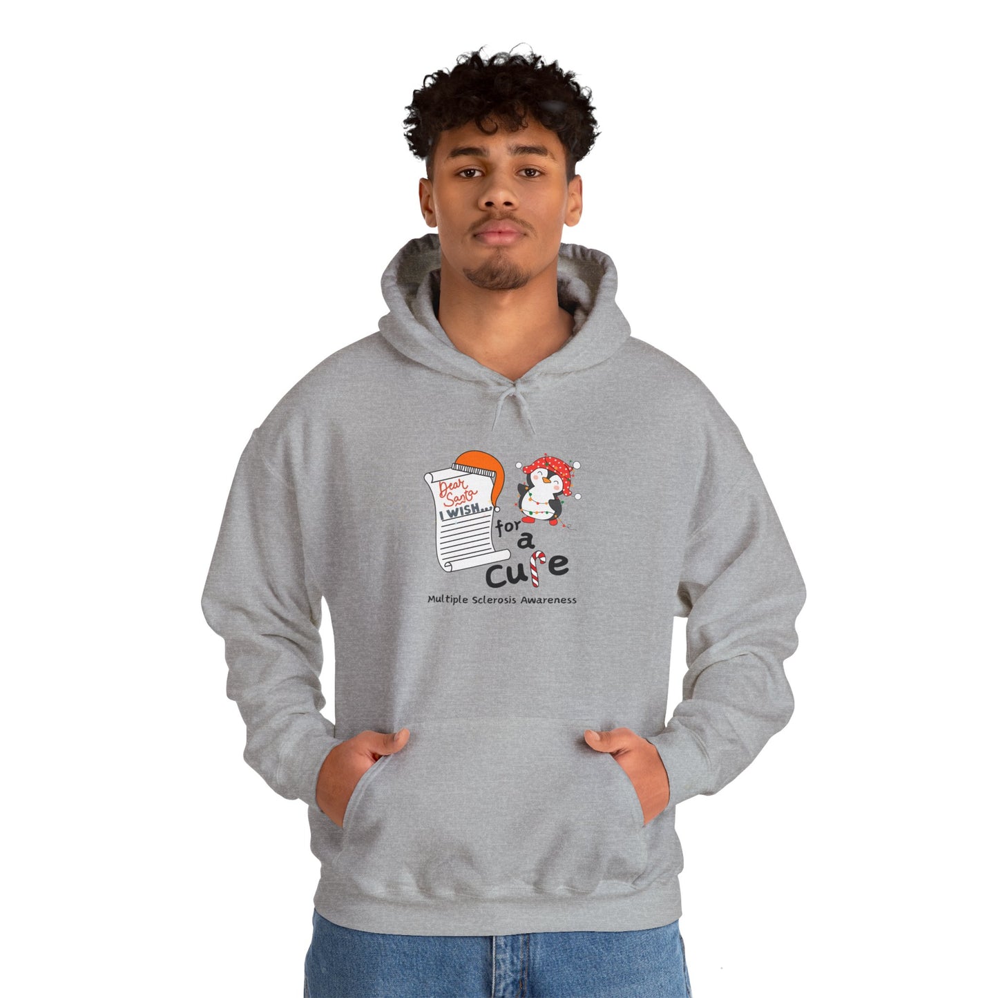 Unisex Hoodie Sweatshirt, Multiple Sclerosis Awareness, MS Awareness, Holiday Gift Ideas