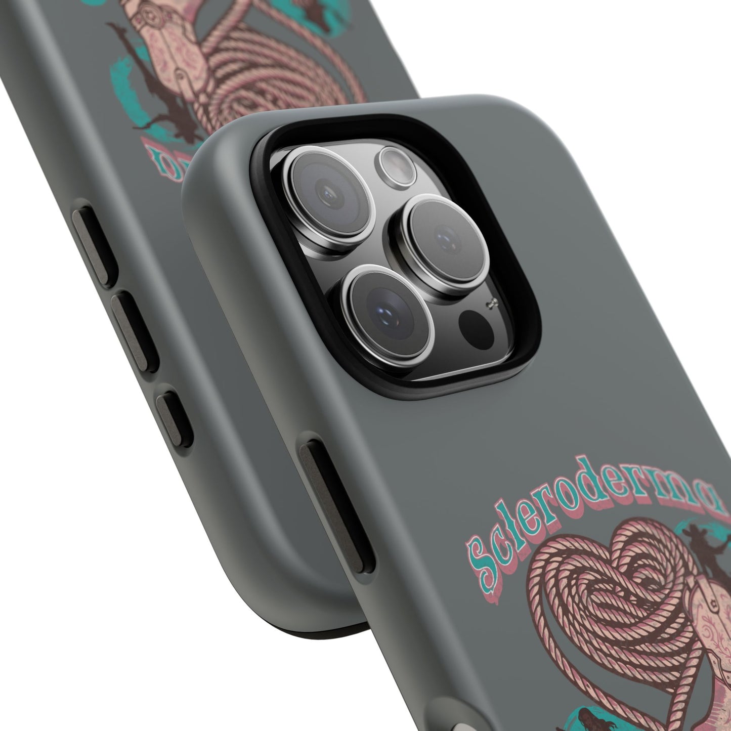 Scleroderma warrior phone case, iPhone case, valentine rodeo themed