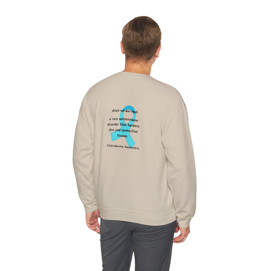 Unisex Scleroderma Awareness Defining Scleroderma Crewneck Sweatshirt