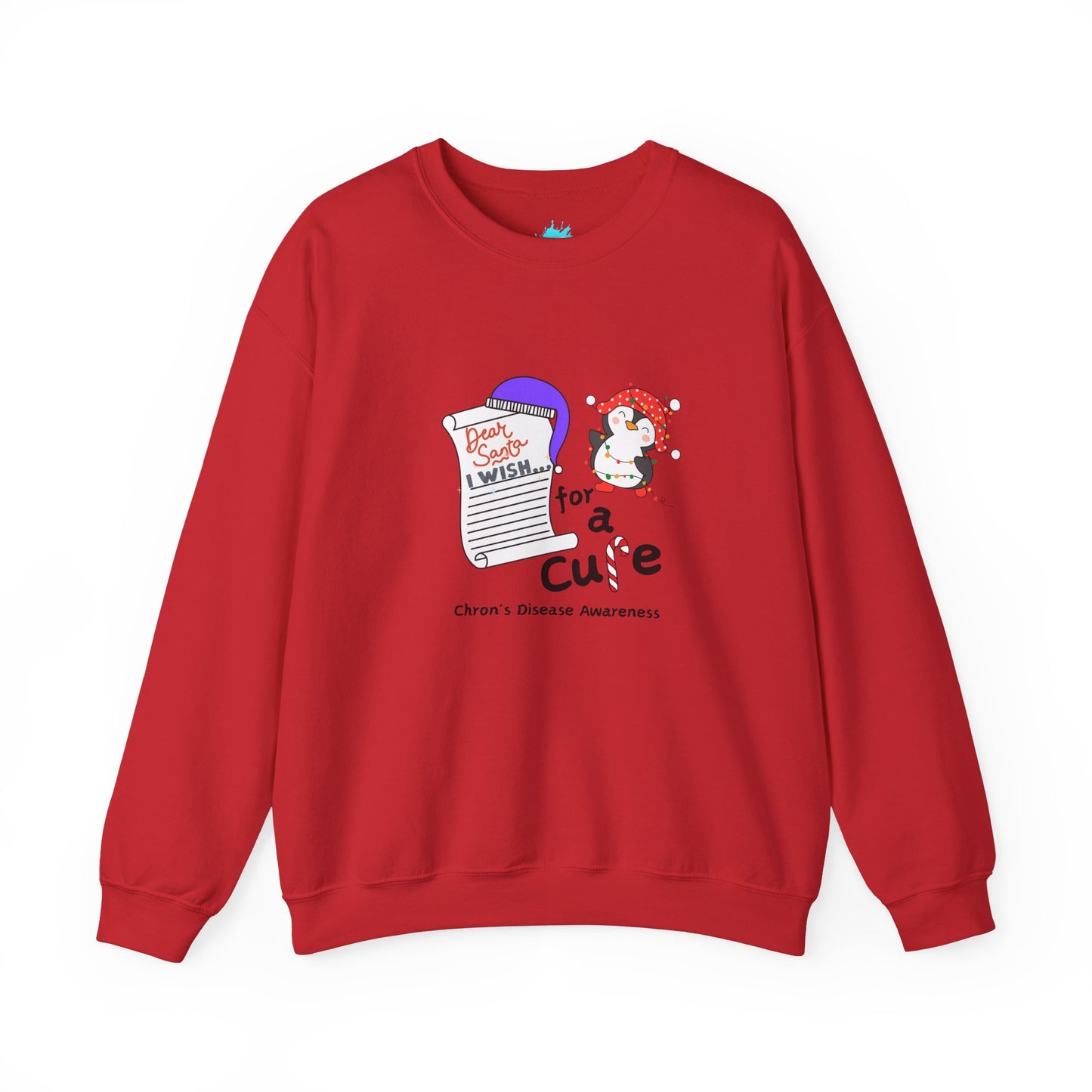 Unisex Heavy Blend™ Crewneck Sweatshirt, Chron's Disease Awareness, Holiday Gift Ideas
