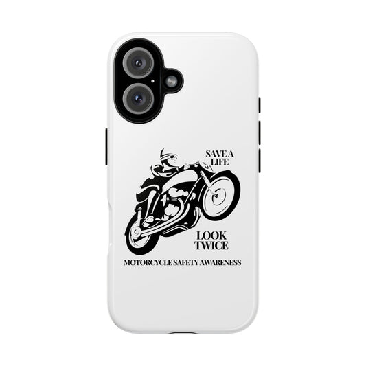 Motorcycle Safety Awareness iPhone Case Tough Cases