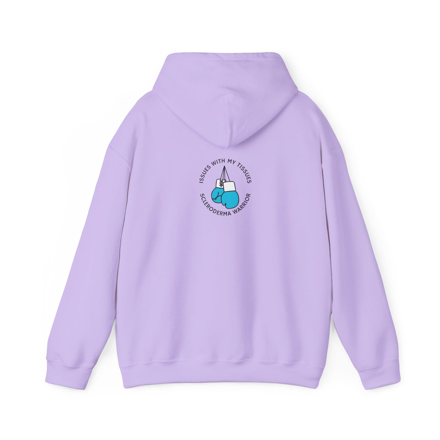 Unisex scleroderma warrior issues with my tissues Hooded Sweatshirt