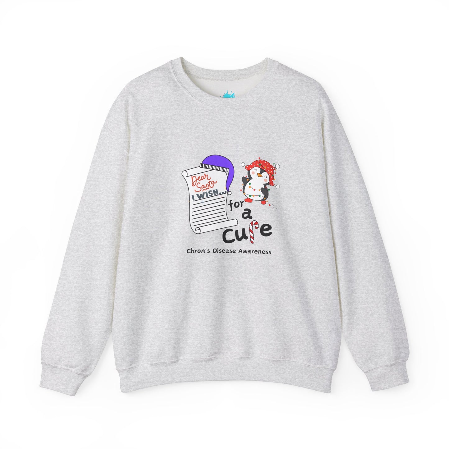 Unisex Heavy Blend™ Crewneck Sweatshirt, Chron's Disease Awareness, Holiday Gift Ideas