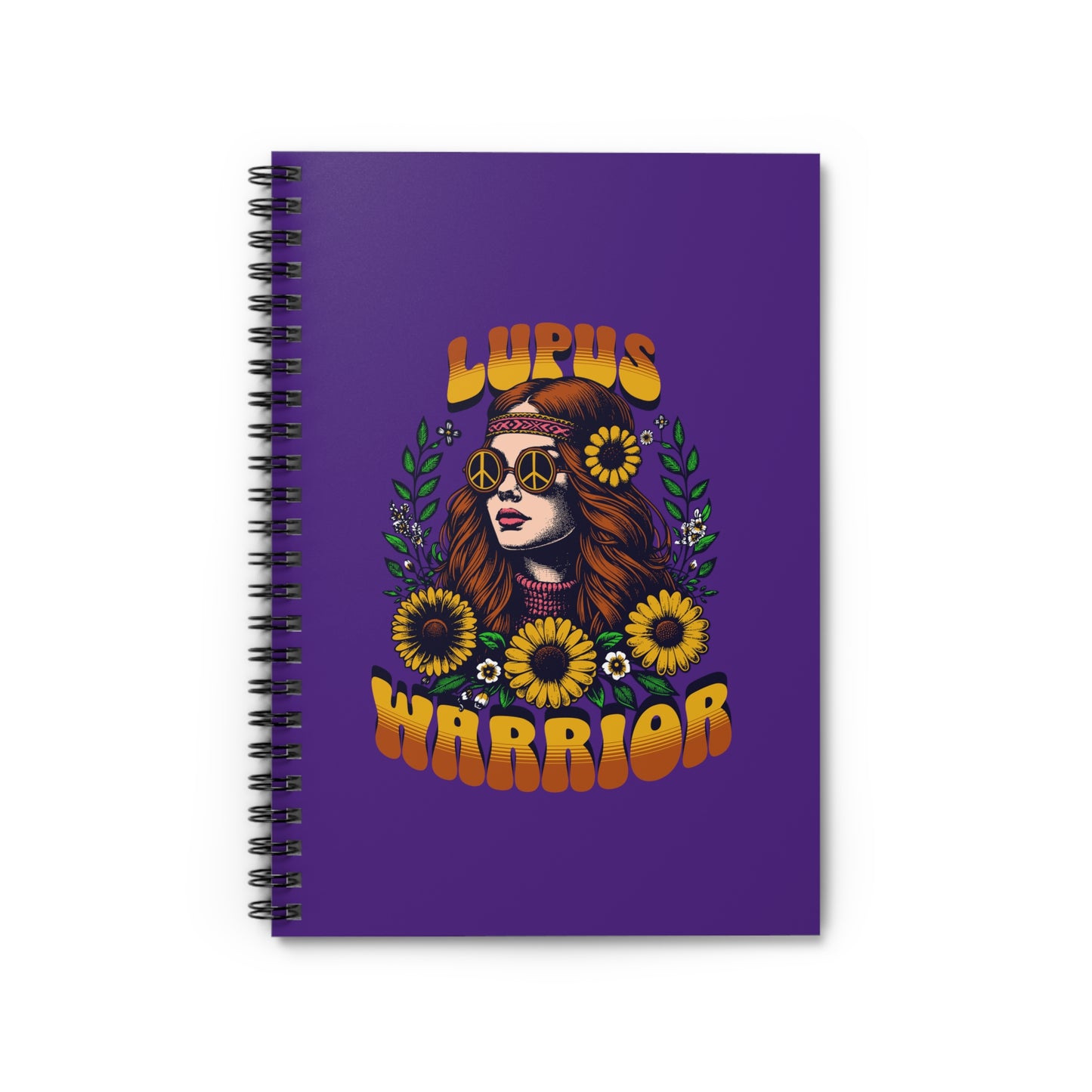 Lupus Warrior Spiral Notebook - Ruled Line for Creative Souls