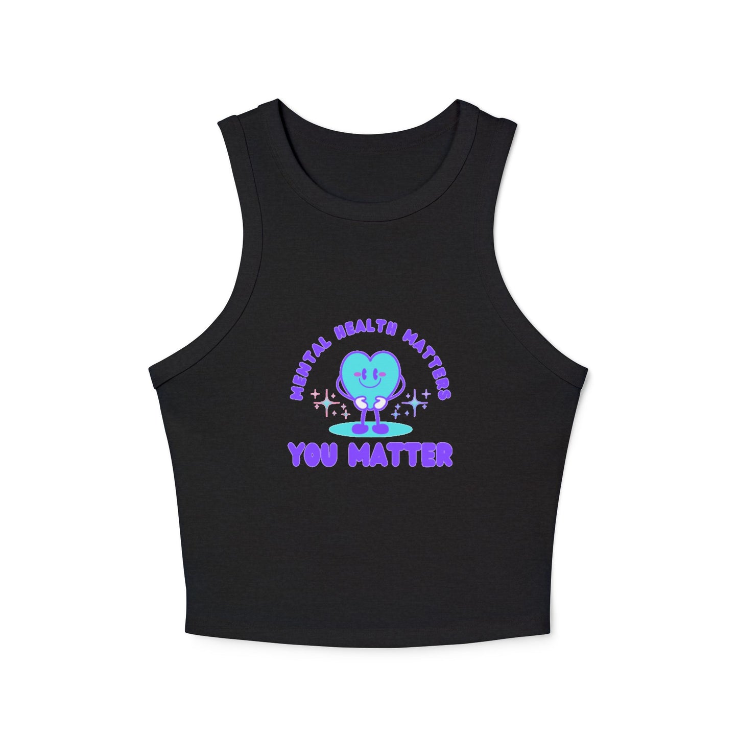 Mental Health Awareness Women's Micro Rib Racer Tank Top