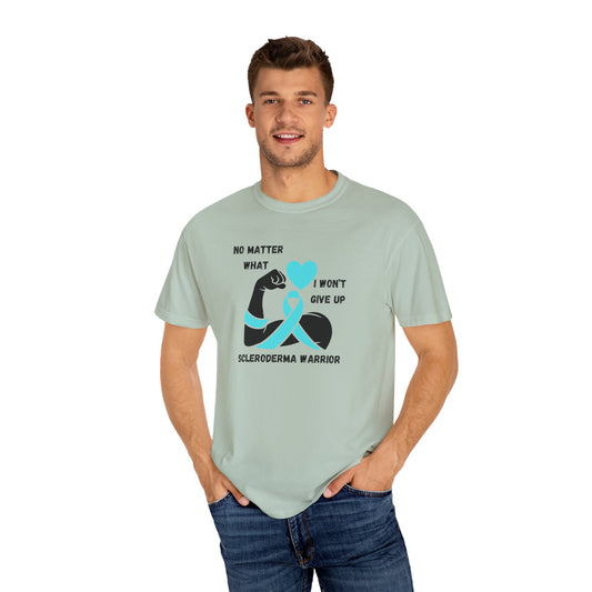 Unisex Scleroderma Awareness I Won't Give Up  T-shirt