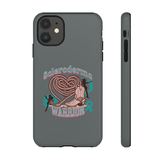 Scleroderma warrior phone case, iPhone case, valentine rodeo themed
