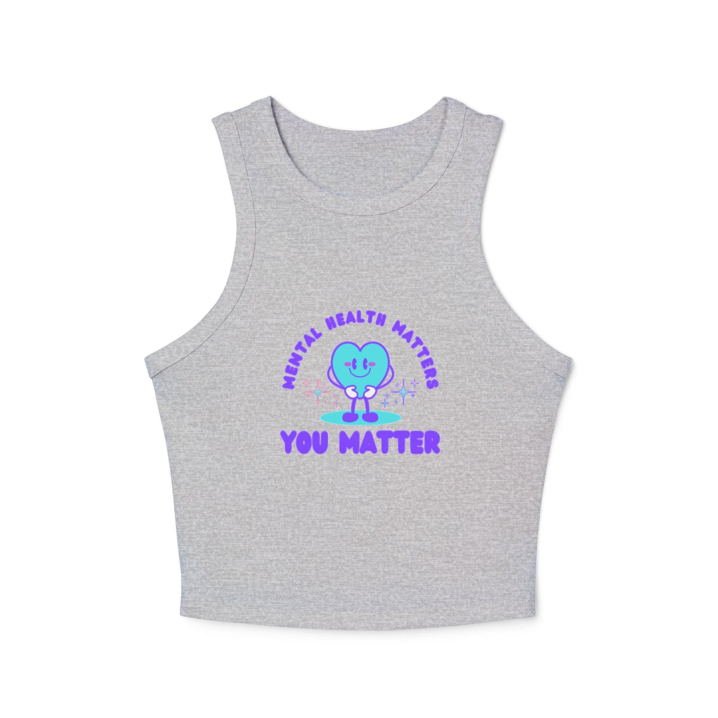 Mental Health Awareness Women's Micro Rib Racer Tank Top