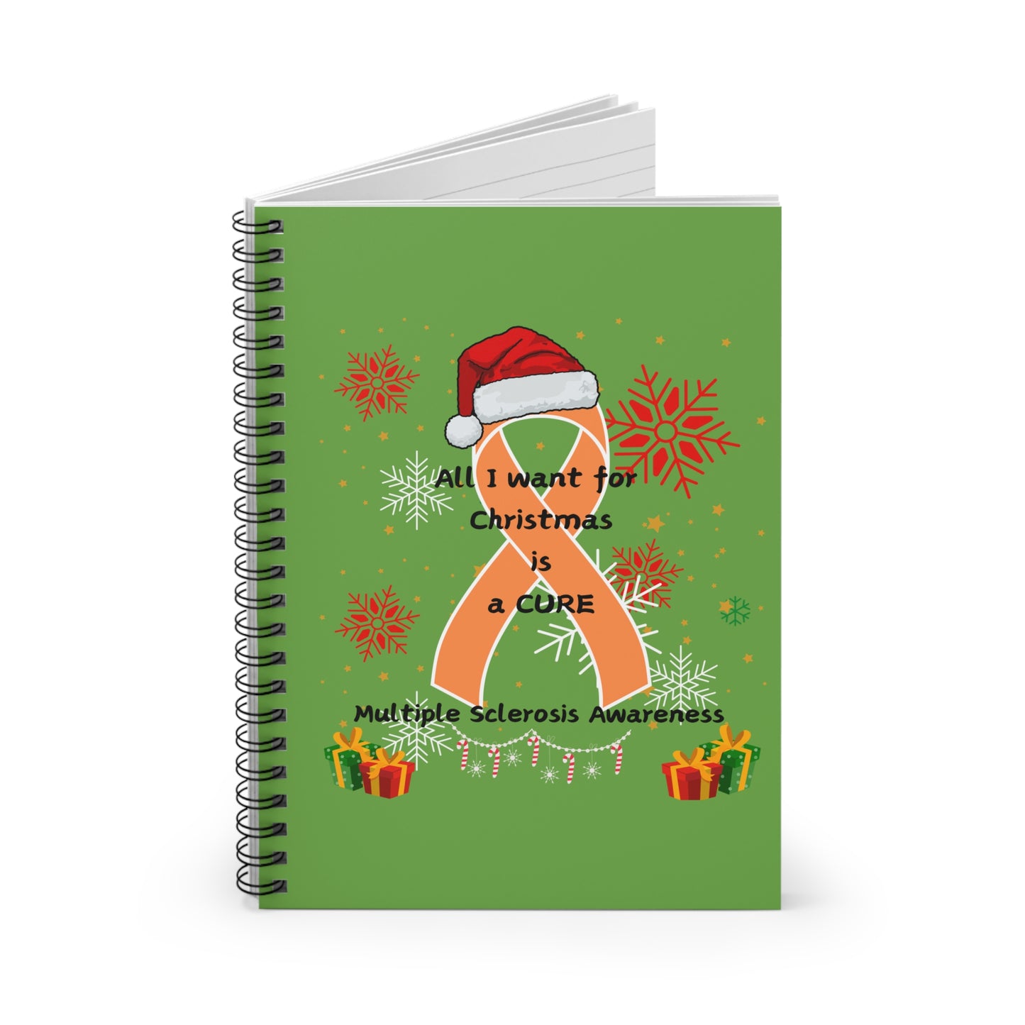 Multiple Sclerosis Awareness Spiral Notebook - Ruled Line
