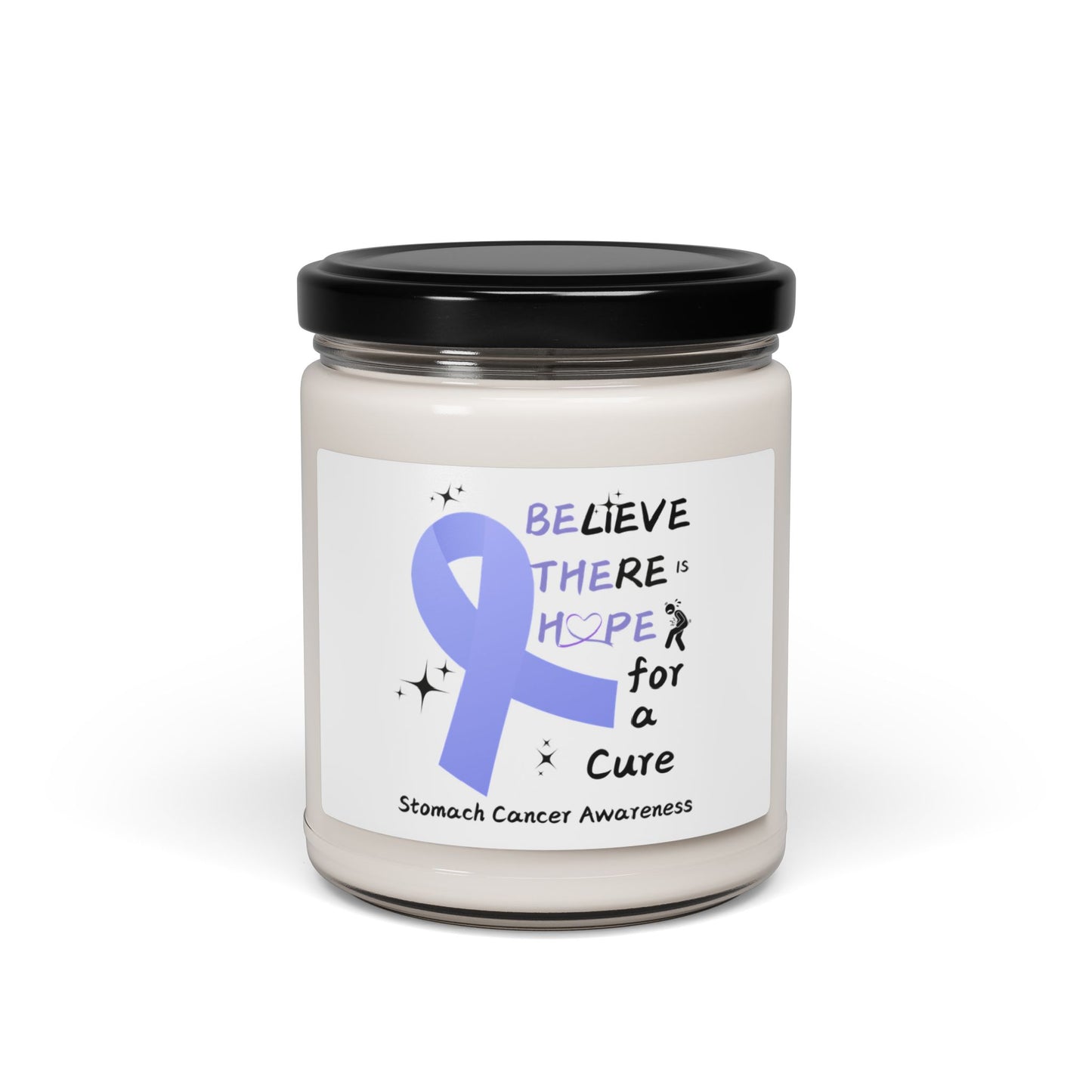 Stomach Cancer Awareness Scented Soy Candle, 9oz