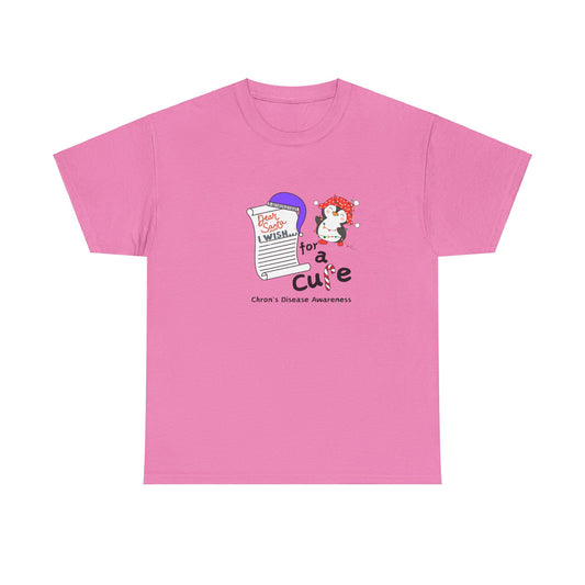 Unisex Heavy Cotton Tee, Chron's Disease Awareness, Holiday Gift Ideas