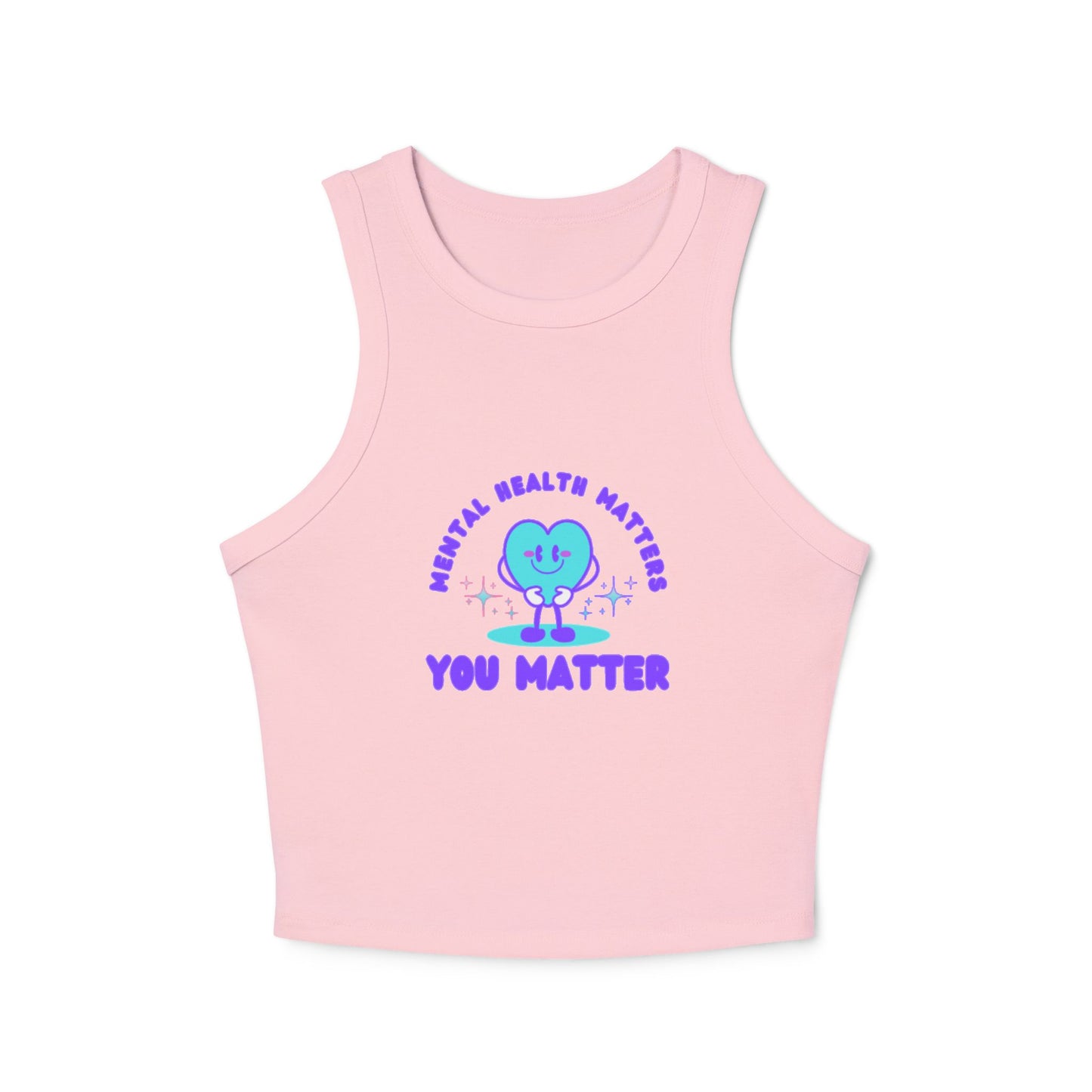 Mental Health Awareness Women's Micro Rib Racer Tank Top