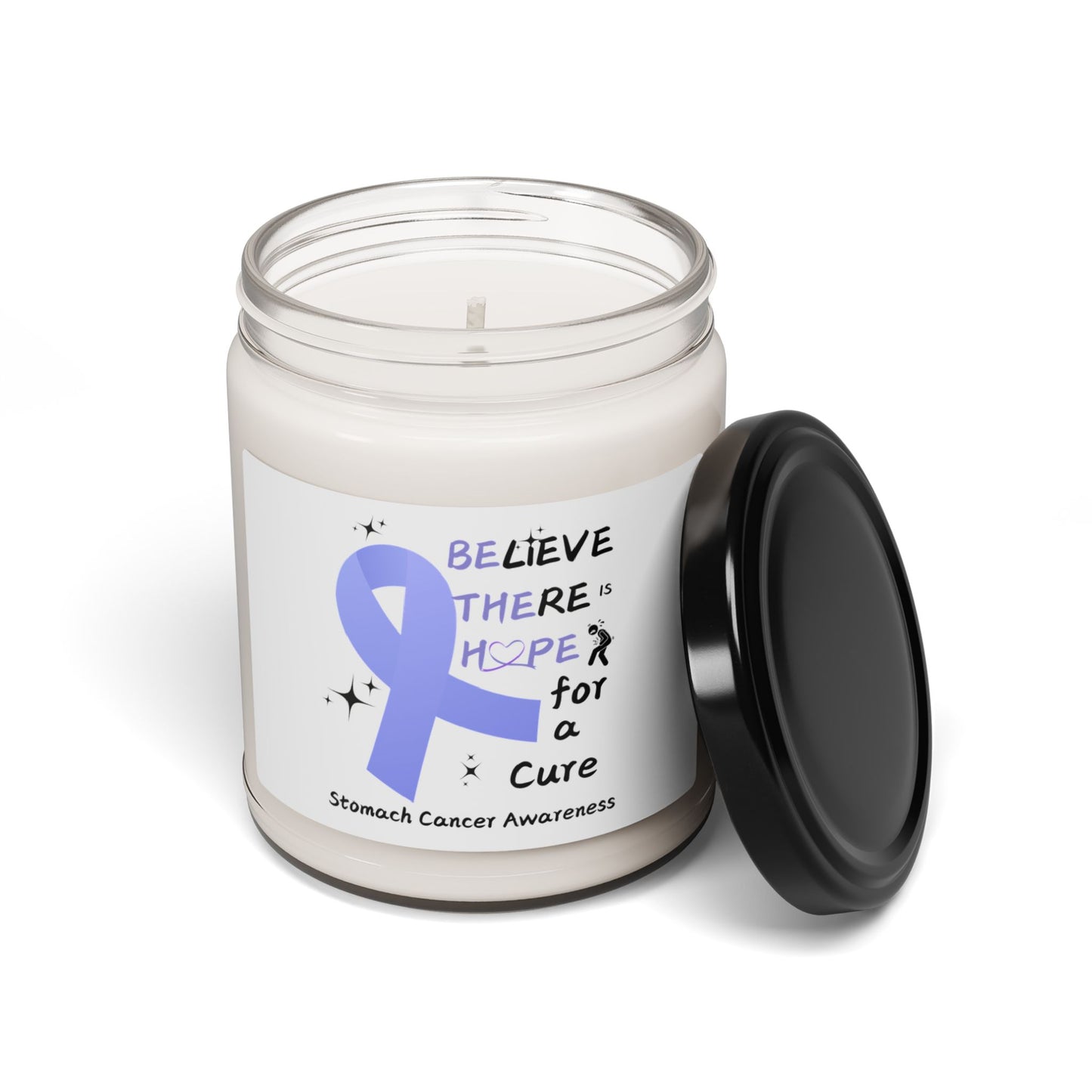 Stomach Cancer Awareness Scented Soy Candle, 9oz