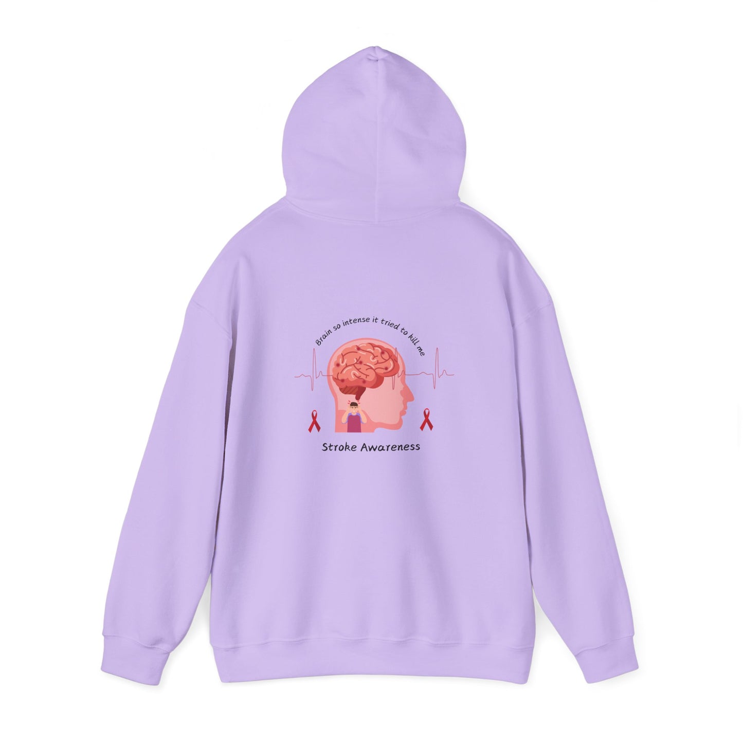 Stroke Awareness Unisex Heavy Hooded Sweatshirt