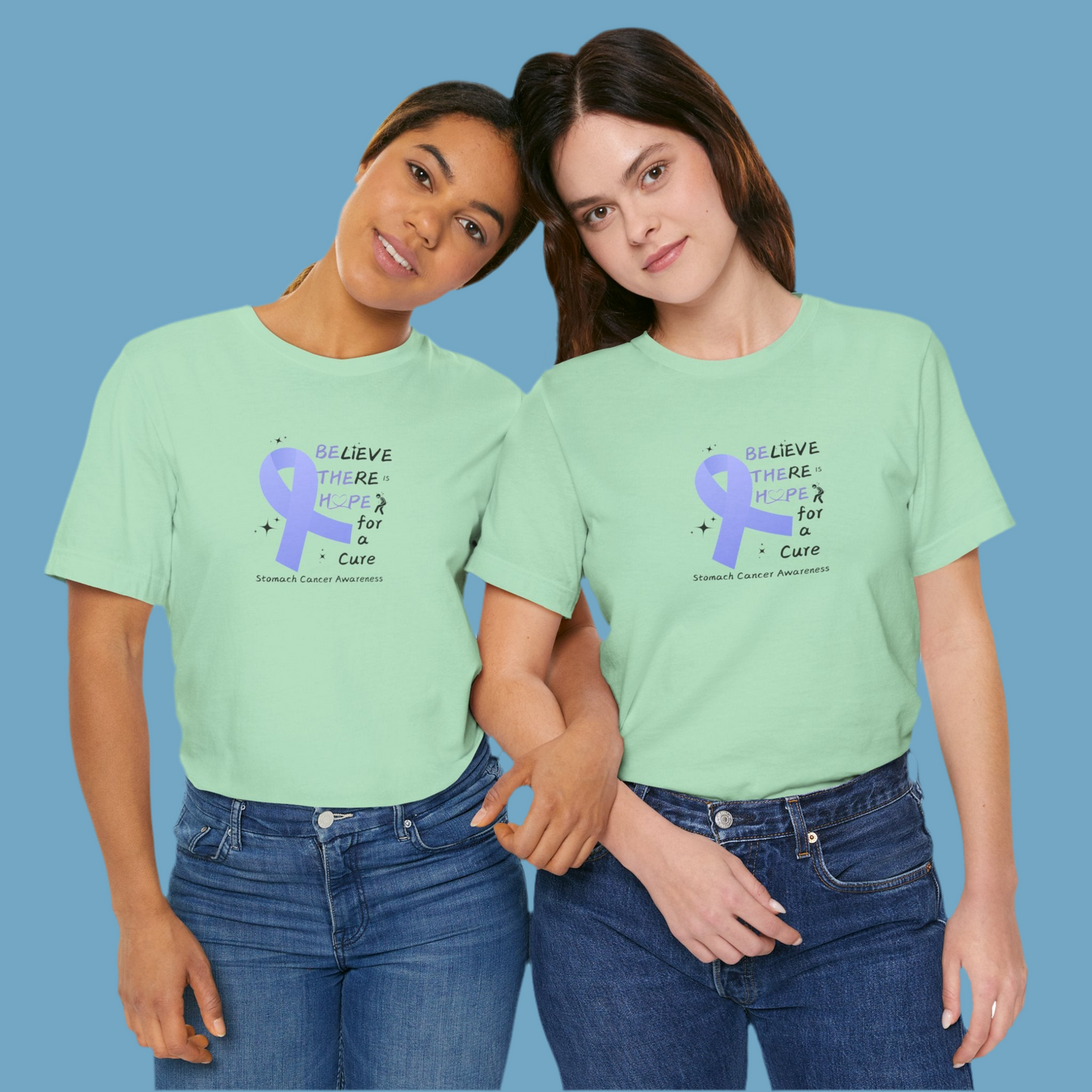 Stomach Cancer Awareness Unisex Jersey Short Sleeve Tee